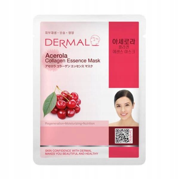 Φωτογραφία προϊόντος: DERMAL Acerola Colagen Essence Mask 23gr