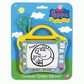 Φωτογραφία προϊόντος: AS το καλό παιχνίδι Παιδικος Πινακας Travel Γραψε Σβησε Πεππα Το Γουρουνακι (1028-13047)