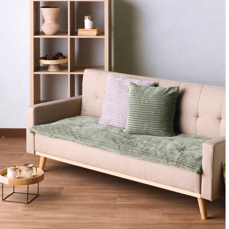 Φωτογραφία προϊόντος: Ριχτάρι FUTON Τριθέσιο KENTIA SERGIO 10 MINT GREEN 79339 Mint 75x190cm
