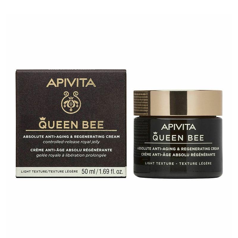 Φωτογραφία προϊόντος: Apivita Queen Bee Κρέμα Απόλυτης Αντιγήρανσης & Αναγέννησης Ελαφριάς Υφής 50ml