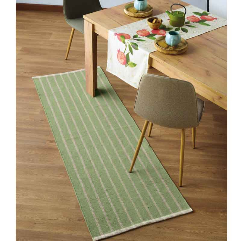 Φωτογραφία προϊόντος: Χαλάκι (70x200) KENTIA HUNTER 10 GREEN-BEIGE 79783 Πράσινο 70x200cm