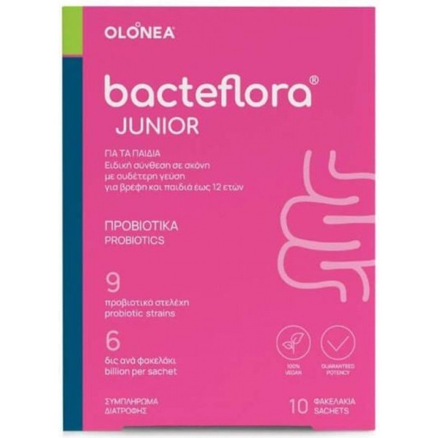 Φωτογραφία προϊόντος: OLONEA Bacteflora Junior 10 φακελίσκοι x 1gr