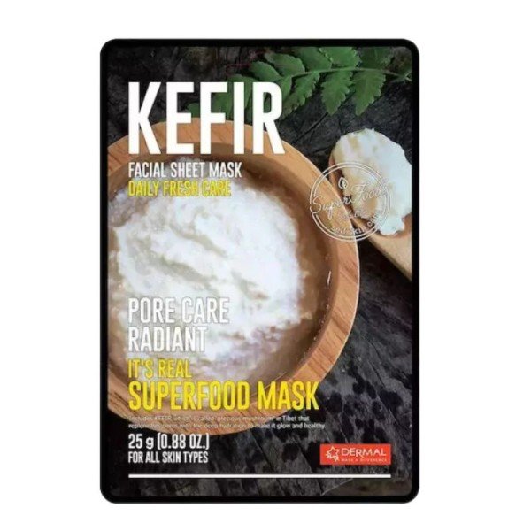 Φωτογραφία προϊόντος: DERMAL Superfood Kefir Facial Sheet Mask 25gr