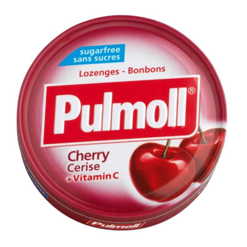 Φωτογραφία προϊόντος: PULMOLL Καραμέλες Κεράσι & Βιταμίνη C - Χωρίς Ζάχαρη, 45gr