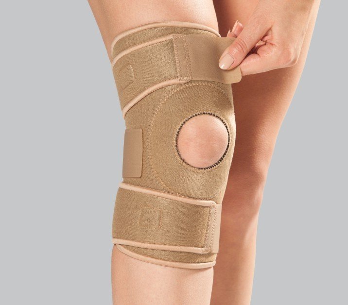 Φωτογραφία προϊόντος: ANATOMIC LINE 5120 Επιγονατίδα ανοιχτή αυτοκόλλητη One Size
