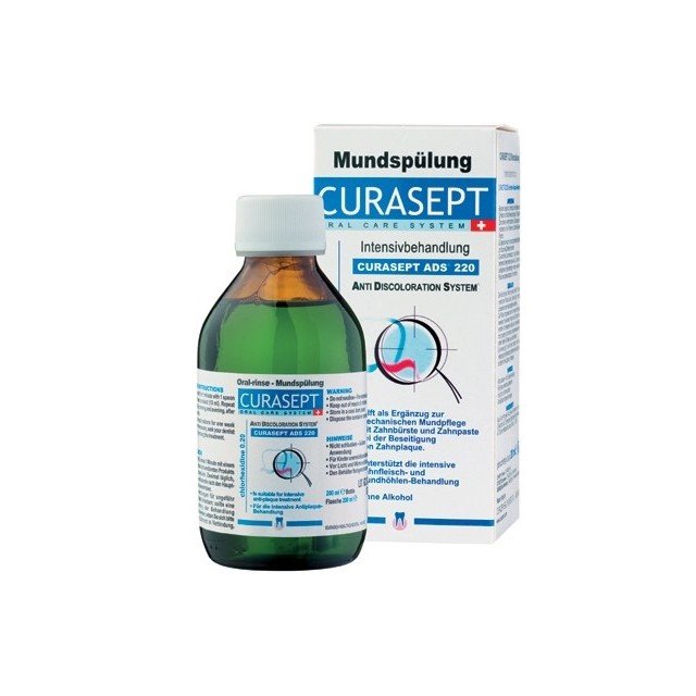 Φωτογραφία προϊόντος: CURAPROX Curasept Ads 220, Στοματικό Διάλυμα 0,20% CHX 200ml