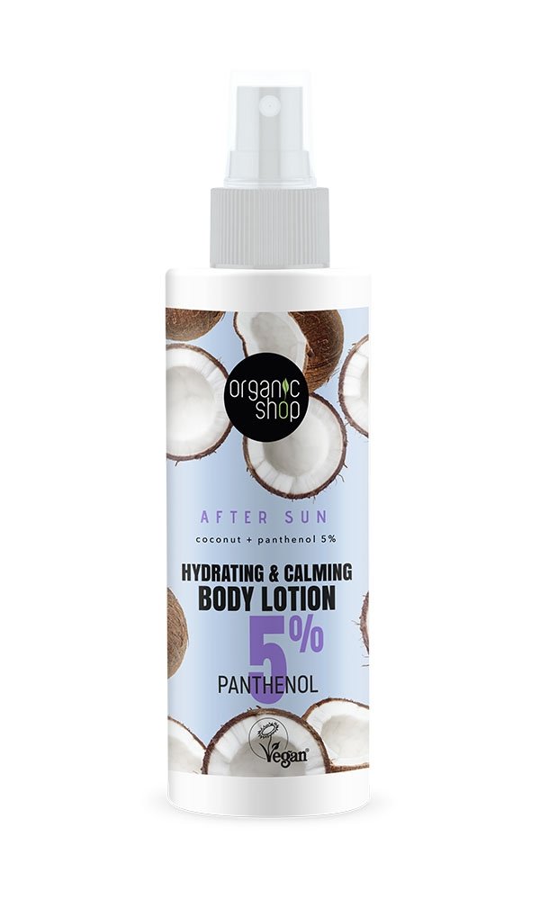 Φωτογραφία προϊόντος: ORGANIC SHOP Ενυδατική &amp; Καταπραϋντική Λοσιόν Σώματος για μετά τον ήλιο, 150 ml