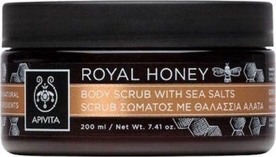Φωτογραφία προϊόντος: APIVITA Royal Honey Body Scrub Sea Salts Απολέπιση Σώματος με Θαλάσσια Άλατα & Μέλι, 200ml
