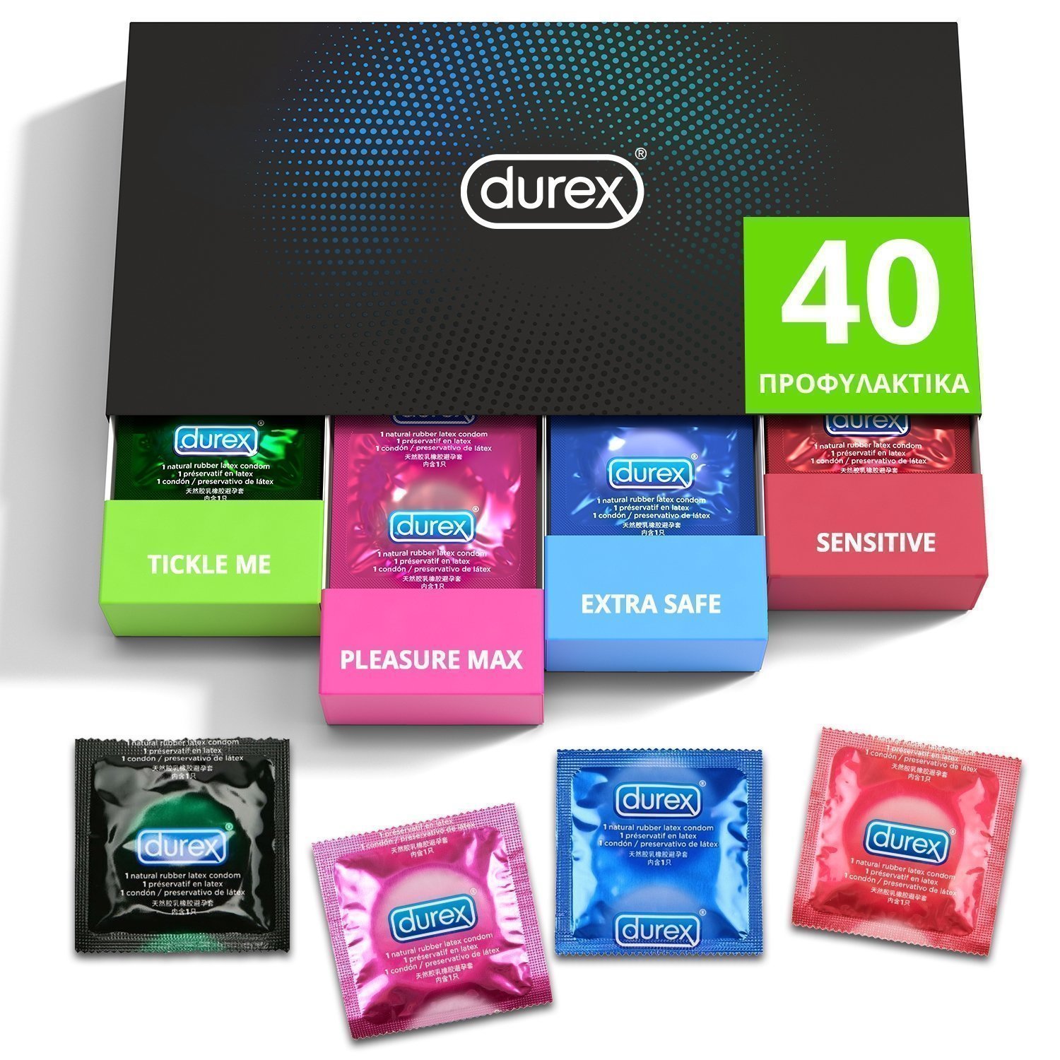 Φωτογραφία προϊόντος: DUREX Surprise Me Premium Variety Pack 40τμχ