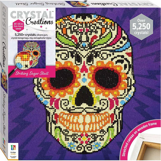 Φωτογραφία προϊόντος: Hinkler CRYSTAL CREATIONS CANVAS: STRIKING SUGAR SKULL