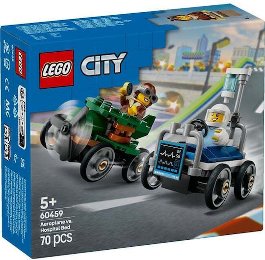 Φωτογραφία προϊόντος: Lego 60459 AIRPLANE VS. HOSPITAL BED RACE CAR PACK-CITY GREAT VEHICLES