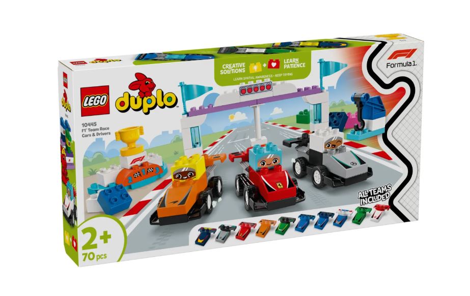 Φωτογραφία προϊόντος: LEGO® DUPLO®: F1® TEAM RACE CARS DRIVERS