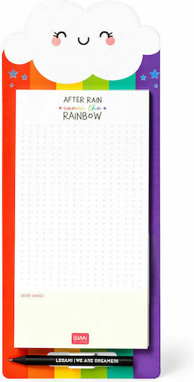 Φωτογραφία προϊόντος: LEGAMI ΜΑΓΝΗΤΙΚΟ NOTEPAD WITH 60 SHEETS - DON T FORGET - RAINBOW