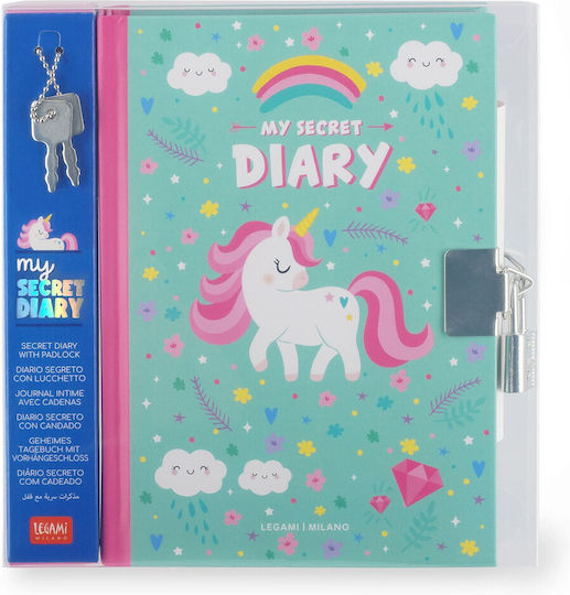 Φωτογραφία προϊόντος: LEGAMI SECRET DIARY WITH PADLOCK - MY SECRET DIARY - UNICORN