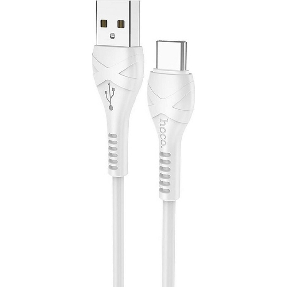 Φωτογραφία προϊόντος: ΚΑΛΩΔΙΟ USB-TYPE C HOCO ΣΕ TYPE C X85 WHITE 1m