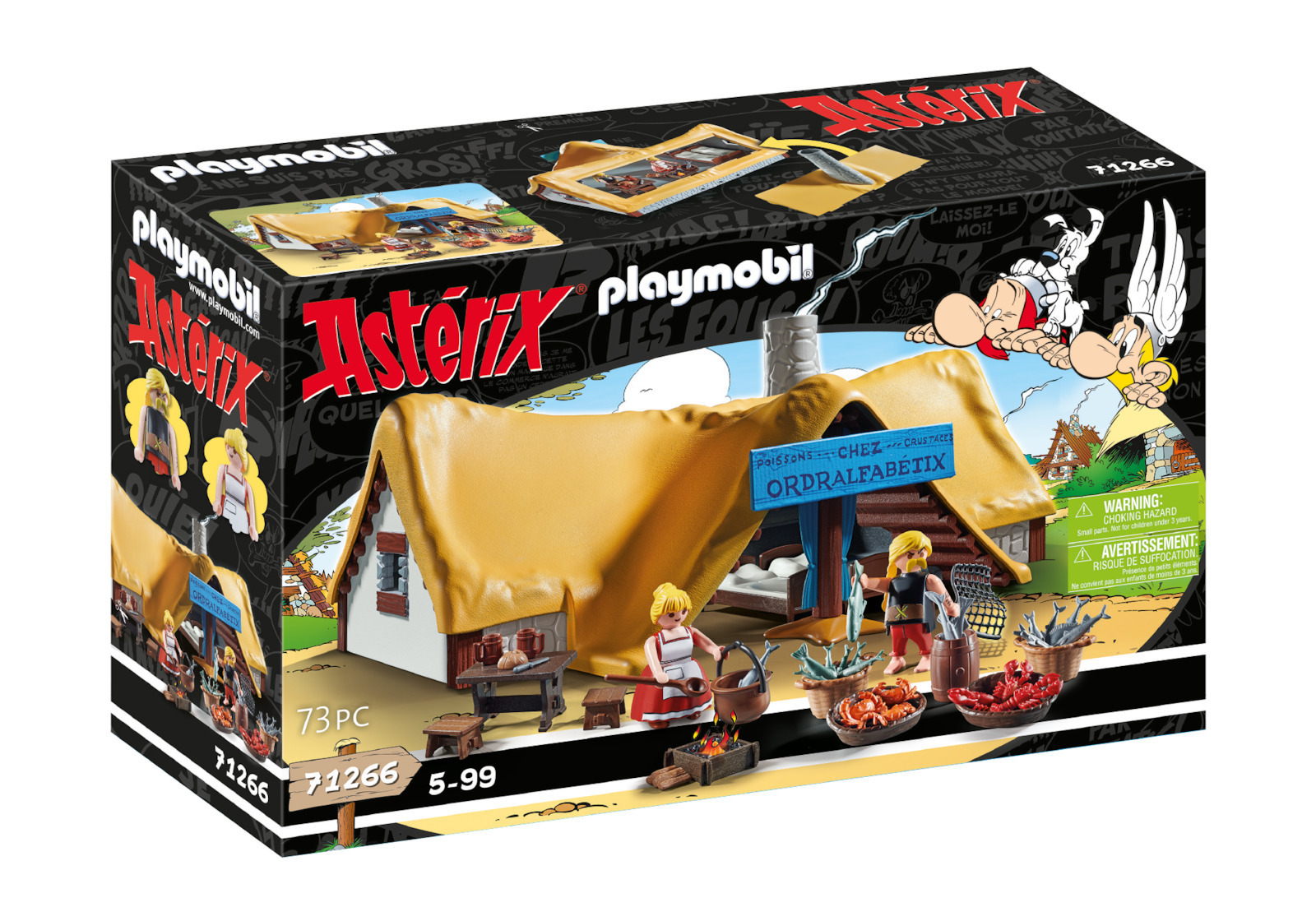 Φωτογραφία προϊόντος: Playmobil Asterix Η Καλύβα του Ψαρά Αλφαβητίξ για 5-99 ετών