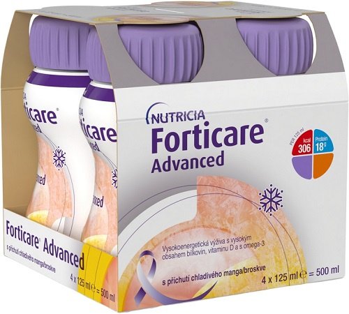 Φωτογραφία προϊόντος: NUTRICIA Fortimel FortiCare Sensations Μάνγκο &amp; Ροδάκινο, 125ml