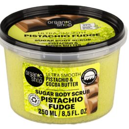 Φωτογραφία προϊόντος: ORGANIC SHOP Body Mousse Pistachio Fudge με Φιστίκι &amp; Βούτυρο Κακάο για Βαθιά Ενυδάτωση, 250ml