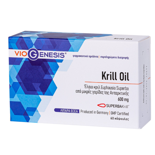 Φωτογραφία προϊόντος: VIOGENESIS Krill Oil Superba 600mg, 60 softgels