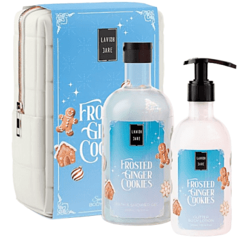 Φωτογραφία προϊόντος: LAVISH CARE Frosted Ginger Cookies Christmas Set Αφρόλουτρο 500ml &amp; Κρέμα Σώματος 300ml, 1σετ