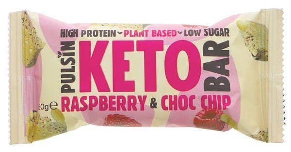 Φωτογραφία προϊόντος: PULSIN Keto Raspberry Choco 50g