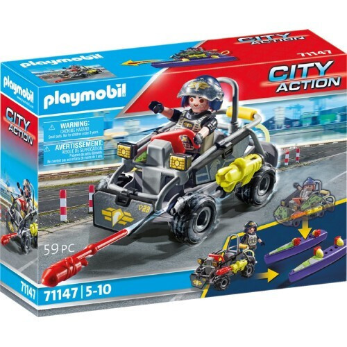 Φωτογραφία προϊόντος: Playmobil City Action Αμφίβιο Όχημα Ειδικών Δυνάμεων για 5-10 ετών