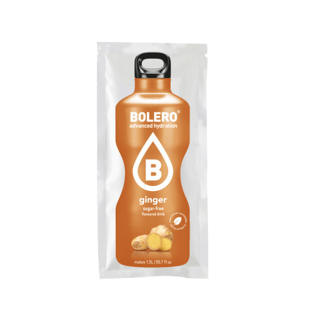 Φωτογραφία προϊόντος: BOLERO DRINKS BOLERO-Ginger χυμός σε σκόνη για 1,5L (σακουλάκι 9γρ)