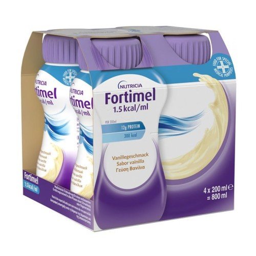 Φωτογραφία προϊόντος: NUTRICIA Fortimel PROTEIN Υπερπρωτεϊνικό Ρόφημα Με Γεύση ΒΑΝΙΛΙΑ 4x200ml