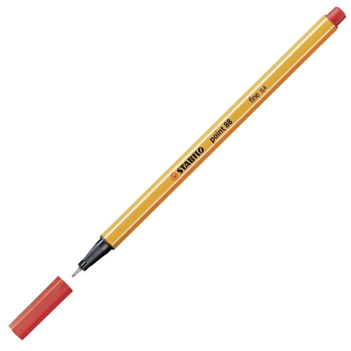 Φωτογραφία προϊόντος: Μαρκαδόρος Stabilo point 88/40 Red 0.4