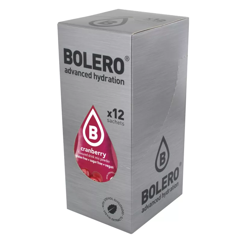 Φωτογραφία προϊόντος: BOLERO Cranberry-Χυμός σε σκόνη για 1.5L (Κουτί των 12) 9gr