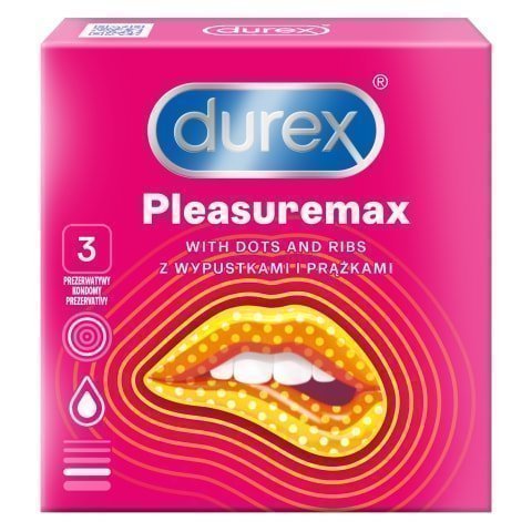 Φωτογραφία προϊόντος: DUREX Pleasuremax Προφυλακτικό Για Μέγιστη Διέγερση 3 Τεμάχια