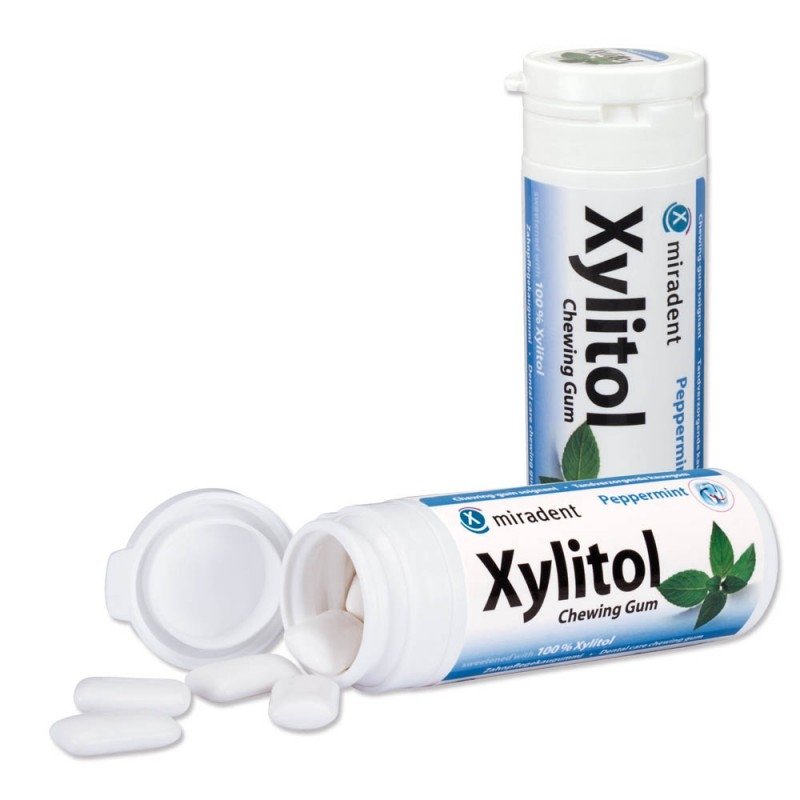 Φωτογραφία προϊόντος: MIRADENT Xylitol Mint Τσίχλες Με Γεύση Μέντα 30τμχ