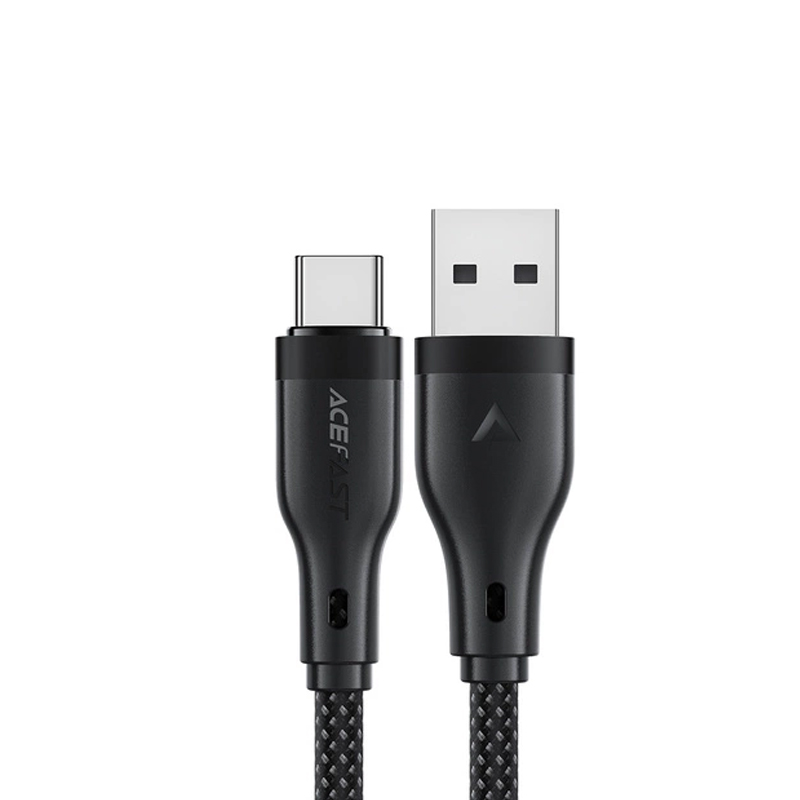Φωτογραφία προϊόντος: Καλώδιο Acefast C8-04 USB σε USB-C 3A Braided Μαύρο 1.2m