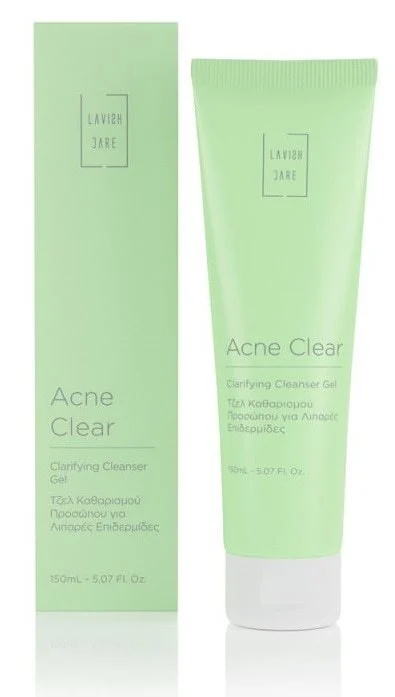 Φωτογραφία προϊόντος: LAVISH CARE Acne Clear Clarifying Cleanser Gel Καθαριστικό Προσώπου, 150ml