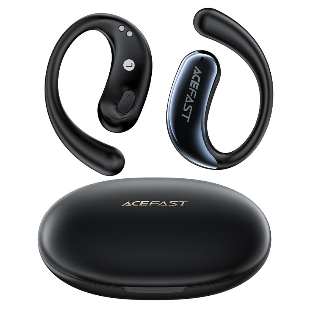 Φωτογραφία προϊόντος: Wireless Earphones Hands Free Acefast FA005 TWS Ultra Thin v5.4 400mAh 20hr Λειτουργίας ENC IPX4 Μαύ