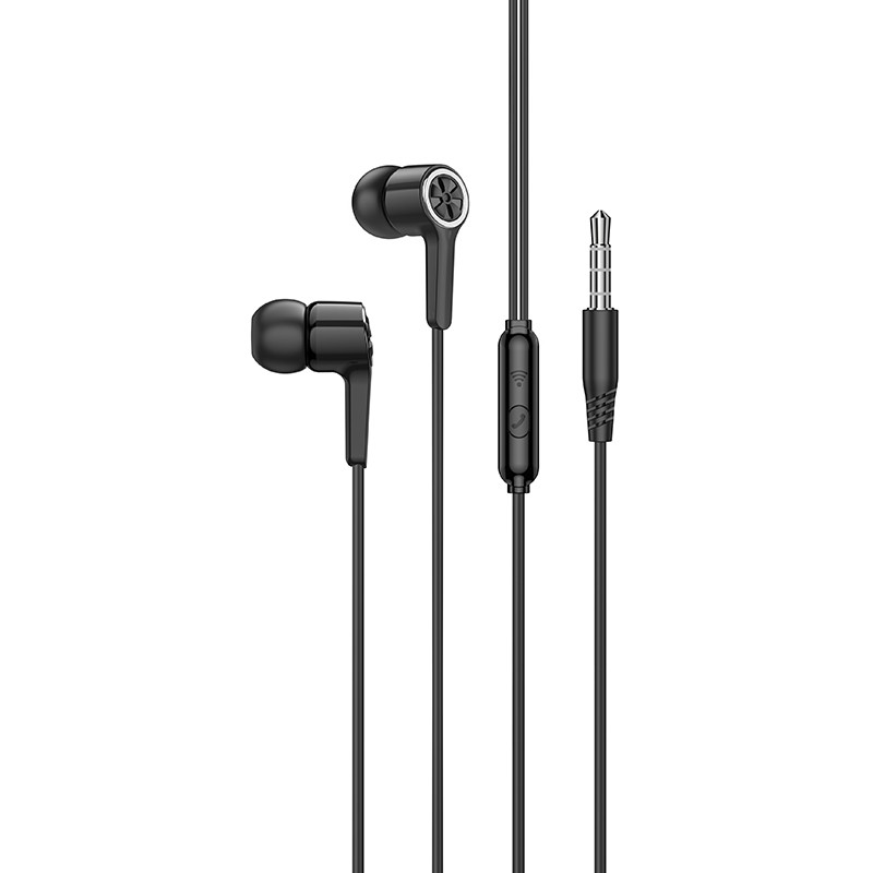 Φωτογραφία προϊόντος: Hands Free Hoco M104 Gamble Universal Earphones Hi-Fi Stereo 3.5mm Μαύρο 1.2m