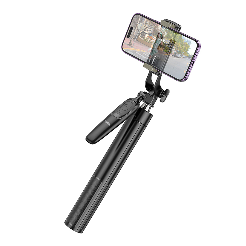 Φωτογραφία προϊόντος: Hoco Selfie Stick K19 Soul Live Broadcast και Selfie Stick για Συσκευές 4.5"- 7" 70mAh Ύψος 1.57m Μαύρο