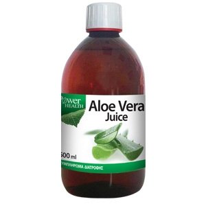 Φωτογραφία προϊόντος: POWER OF NATURE POWER HEALTH Aloe Vera Juice Αντιοξειδωτικός Χυμός Αλόης Υψηλής Καθαρότητας, 500ml