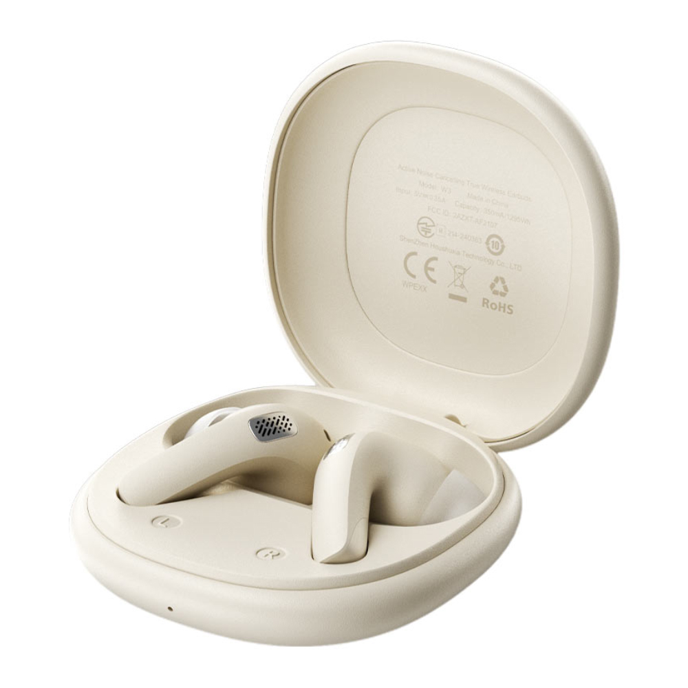 Φωτογραφία προϊόντος: Wireless Hands Free Acefast W3 v5.4 350mAh ANC TWS 4-mic ENC με Mini Θήκη Φόρτισης Μπέζ