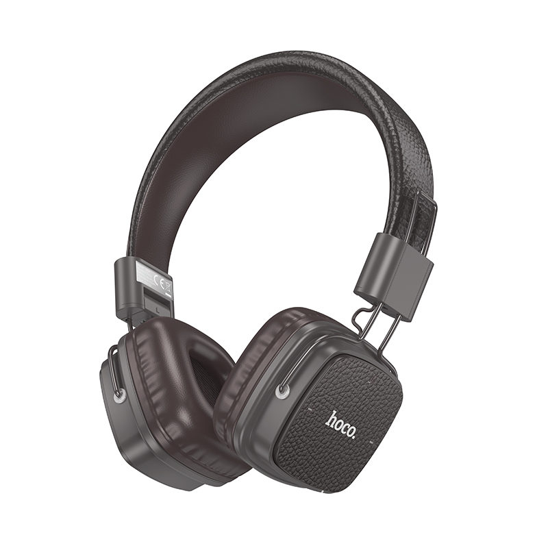 Φωτογραφία προϊόντος: Wireless Ακουστικά Stereo Hoco W56 Earl V5.4 250mAh με AUX και Μικρόφωνο Καφέ