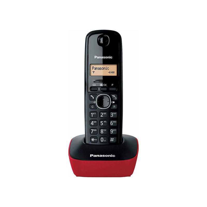 Φωτογραφία προϊόντος: Ασύρματο Τηλέφωνο Panasonic KX-TG1611 Μαύρο/Κόκκινο (KX-TG1611GRR)