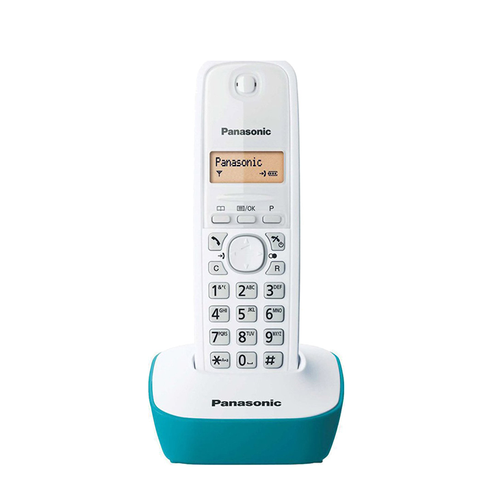 Φωτογραφία προϊόντος: Ασύρματο Τηλέφωνο Panasonic KX-TG1611 Λευκό/Μπλέ (KX-TG1611GRC)