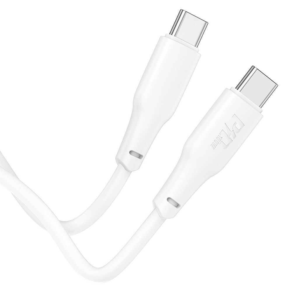 Φωτογραφία προϊόντος: ΚΑΛΩΔΙΟ USB-TYPE C HOCO ΣΕ TYPE C X93 PD100W 3A WHITE 2m