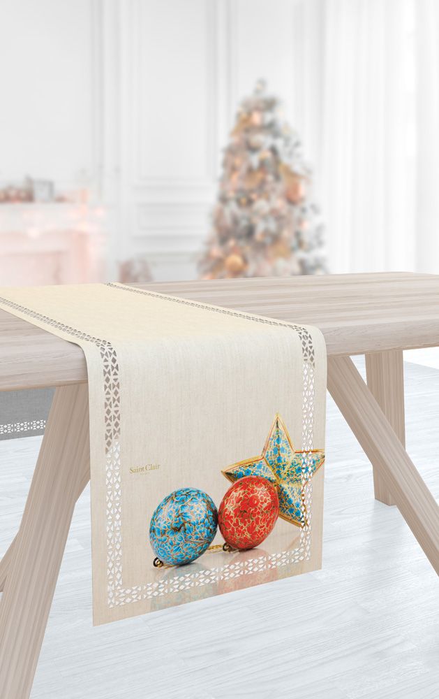 Φωτογραφία προϊόντος: Saint Clair Τραβέρσα 40x160 Laser Cut RU.CHRISTMAS 2024