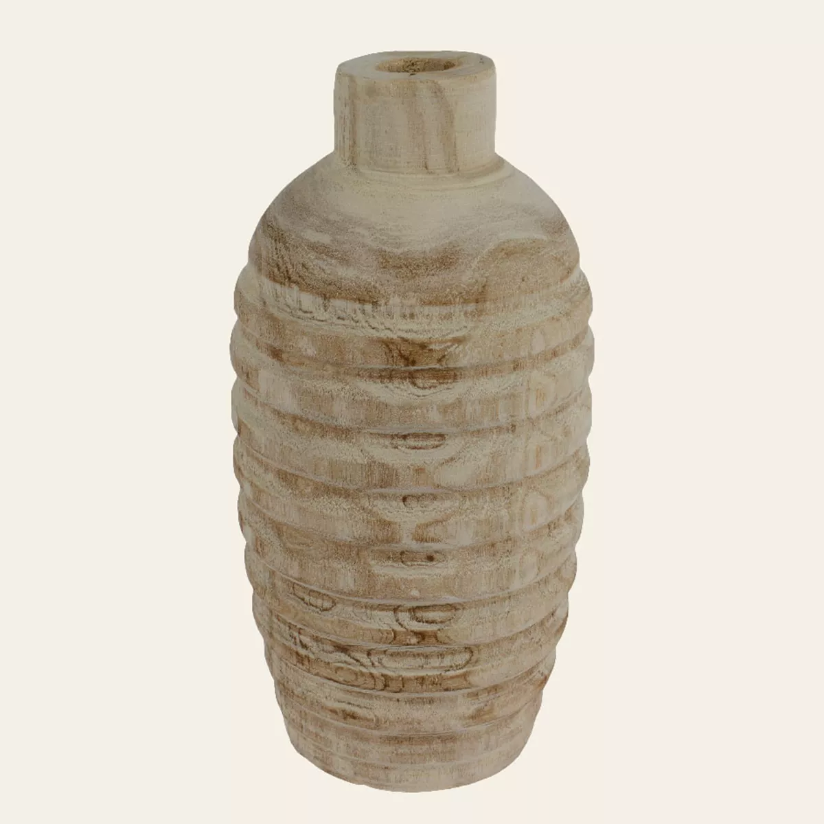 Φωτογραφία προϊόντος: Beauty Home Βάζο Ξύλινο 15 x 31 cm