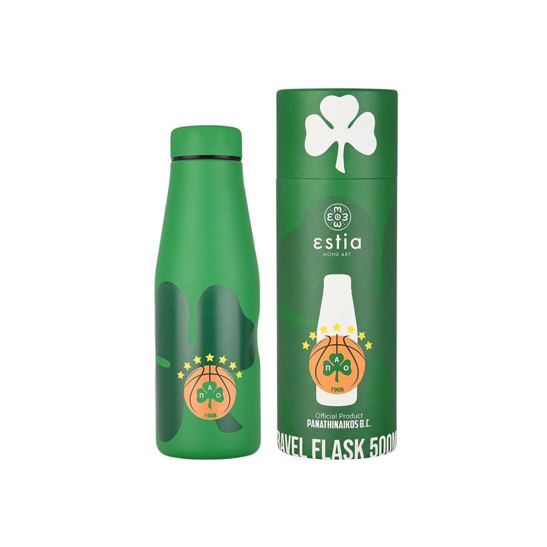 Φωτογραφία προϊόντος: ESTIA HOME ESTIA ΘΕΡΜΟΣ TRAVEL FLASK PANATHINAIKOS BC EDITION 500ml