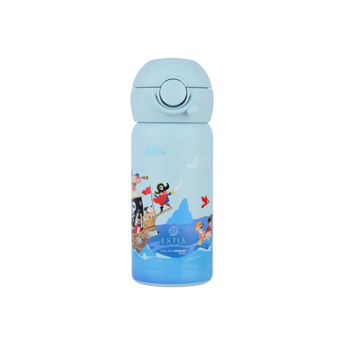 Φωτογραφία προϊόντος: ESTIA HOME ESTIA ΘΕΡΜΟΣ ΠΑΙΔΙΚΟ WONDER BOTTLE SAVE THE AEGEAN 350ml TREASURE QUEST