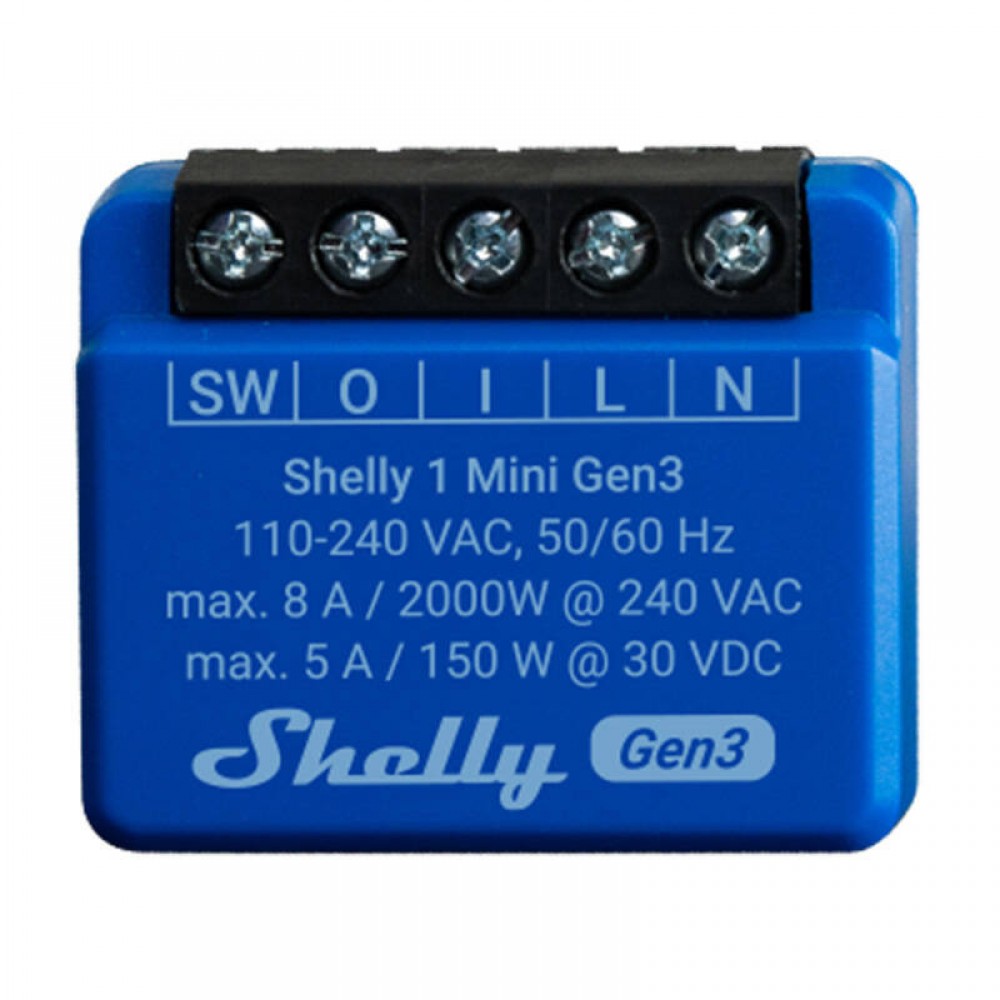Φωτογραφία προϊόντος: Shelly 1 Mini Gen3