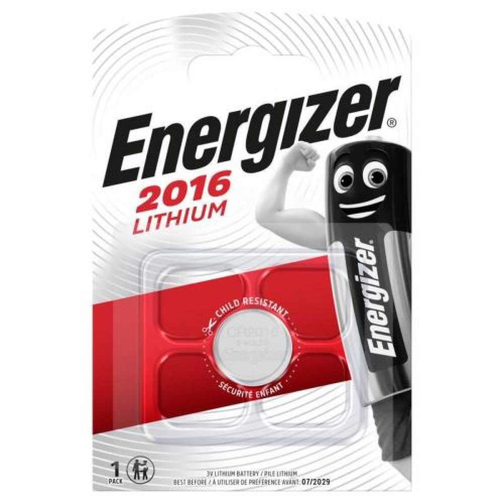 Φωτογραφία προϊόντος: Energizer Coin Cell Lithium CR2016 - Μπαταρία κουμπί λιθίου