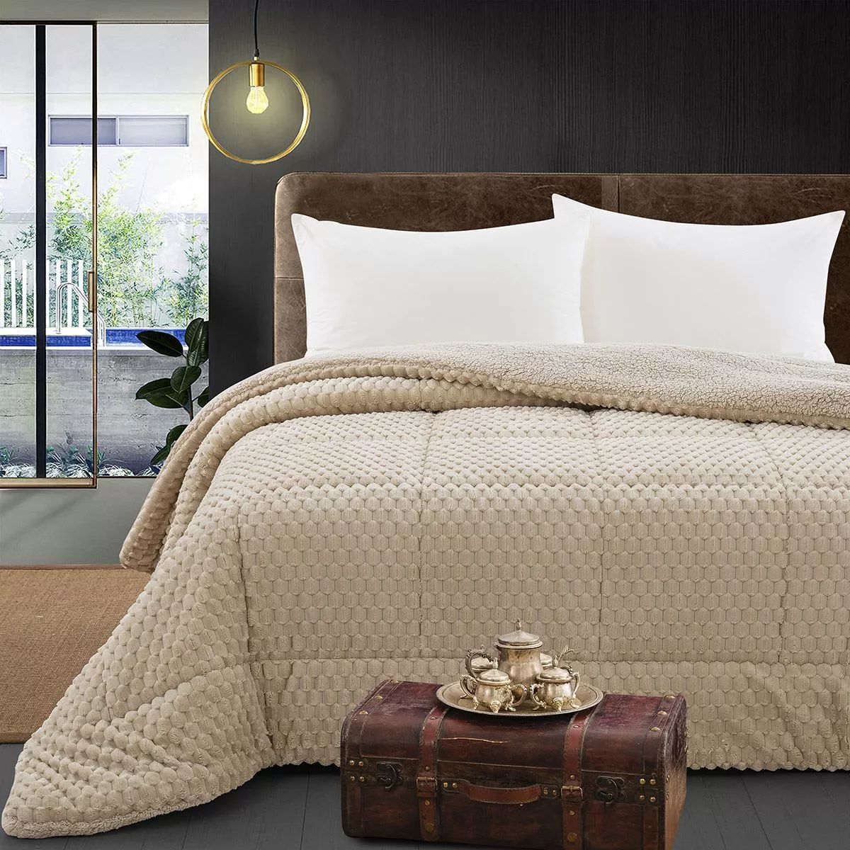 Φωτογραφία προϊόντος: Beauty Home Κουβερτοπάπλωμα ημίδιπλο Art 12651 180x240 Μπεζ